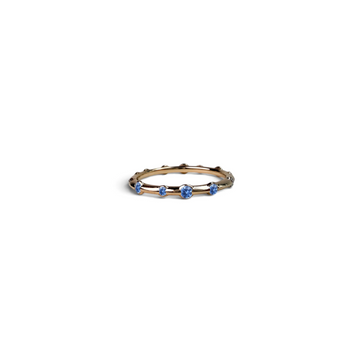Stardust Eternity Band - Denim Blue Sapphire